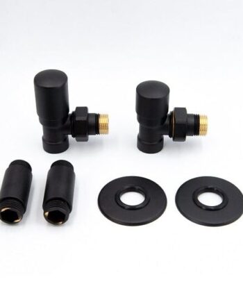 Reina Portland Vinklet Ventilsæt Sort